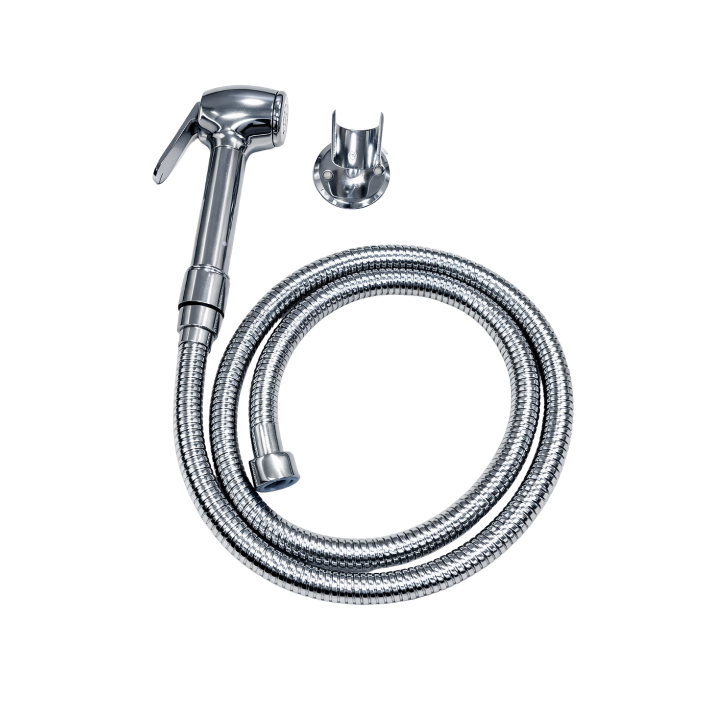 BRASS FAUCETS DOLPHIN WITH 1 MTR
HEAVY SHOWER TUBE WITH SS HOOK