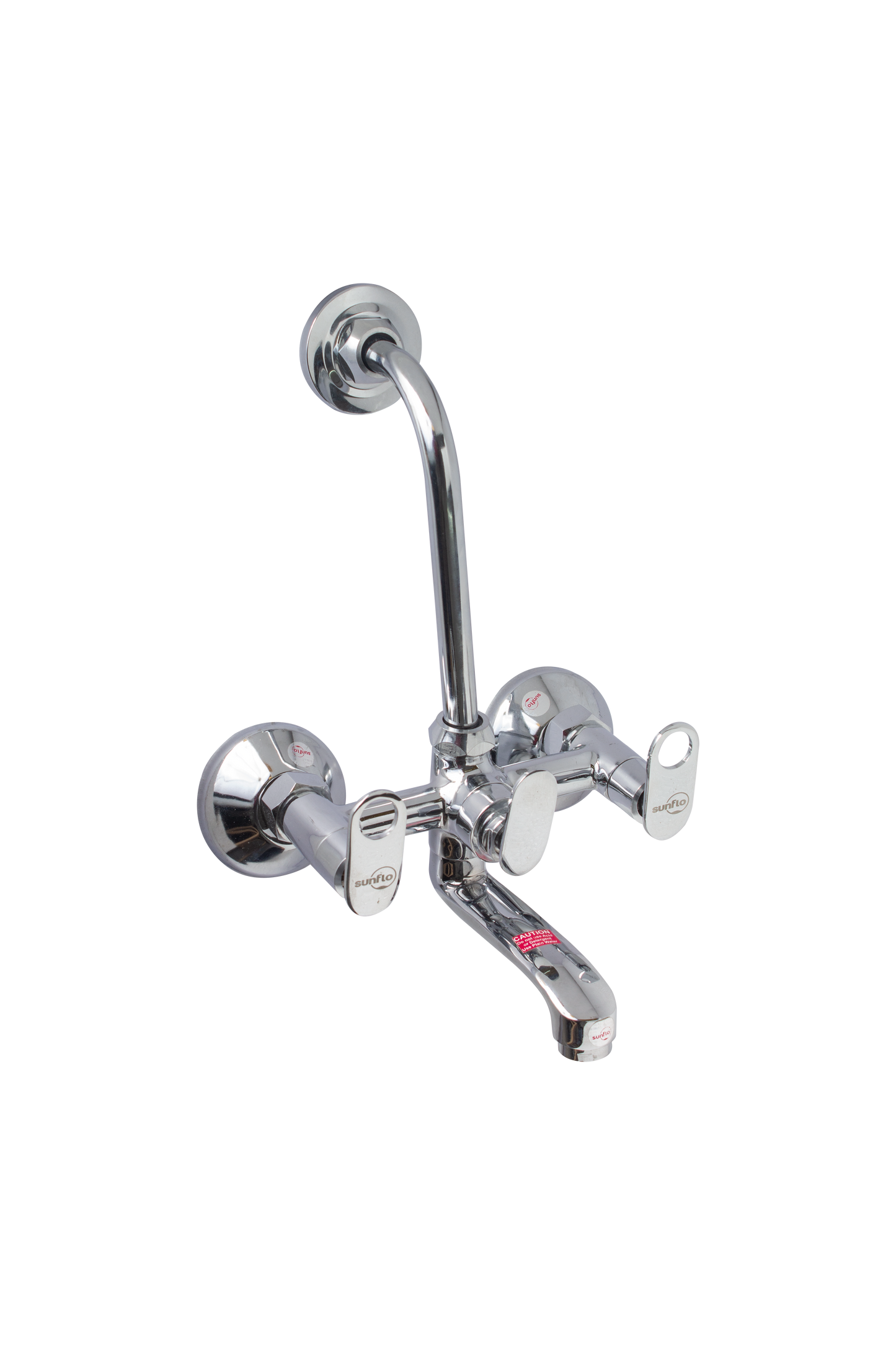 2 IN 1 WALL MIXER WITH BEND - SUNFLO