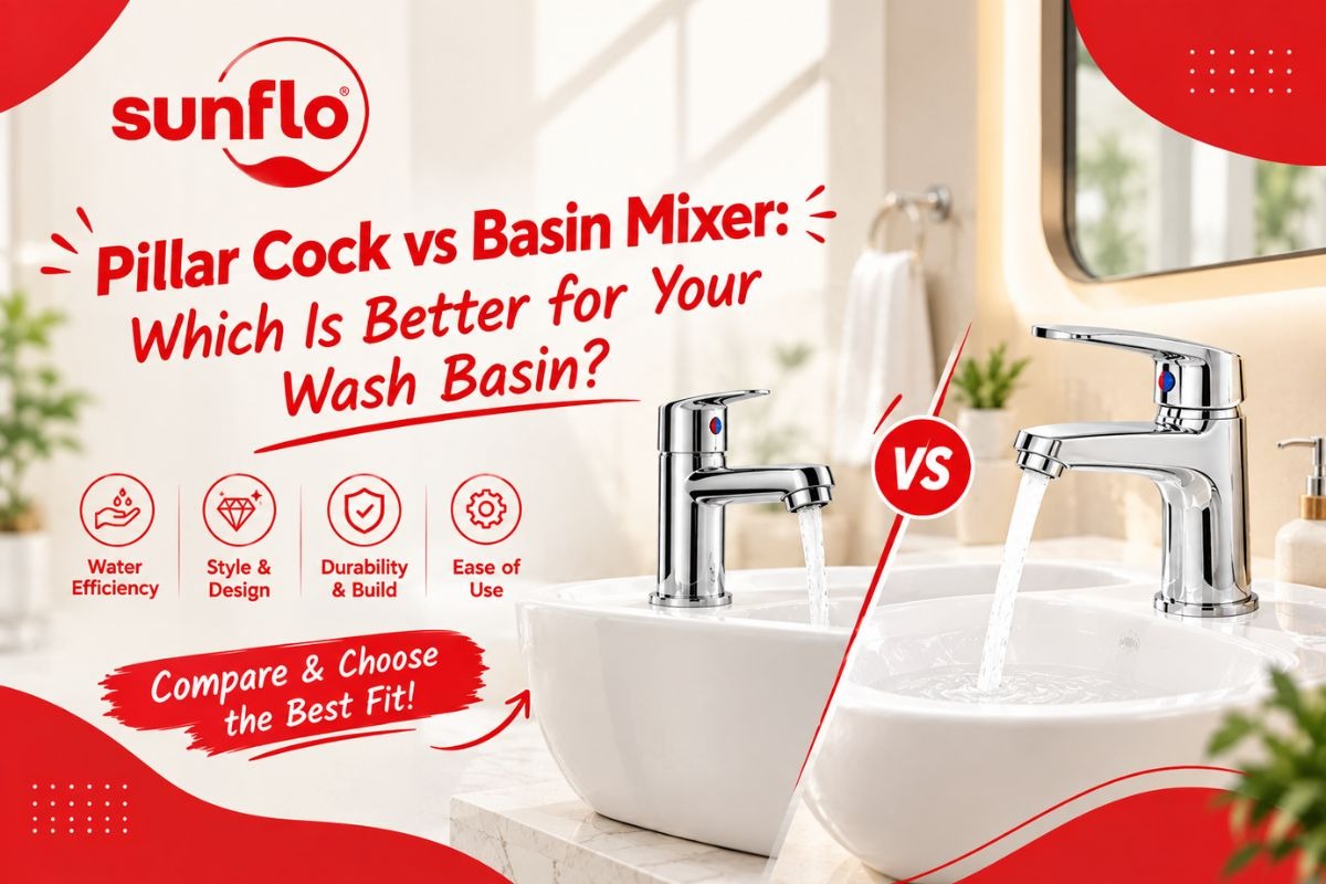 Pillar Cock vs Basin Mixer: Which Is Better for Your Wash Basin?