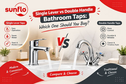 Single Lever vs Double Handle Bathroom Taps: Which One Should You Buy?