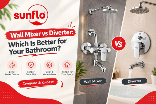 Wall Mixer vs Diverter: Which Is Better for Your Bathroom?