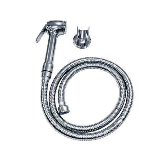 BRASS FAUCETS DOLPHIN WITH 1 MTR
HEAVY SHOWER TUBE WITH SS HOOK