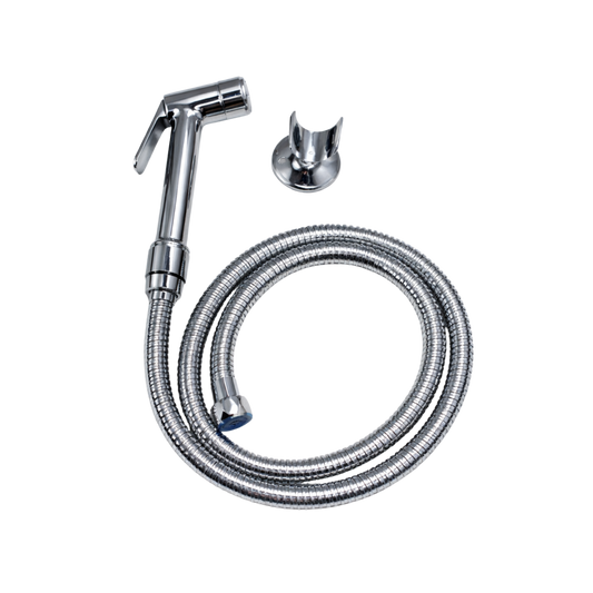 BRASS FAUCETS MAHINDRA WITH 1 MTR
HEAVY SHOWER TUBE WITH SS HOOK