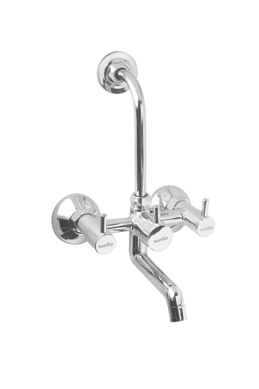 PINACO 2 IN 1 WALL MIXER WITH BEND - SUNFLO