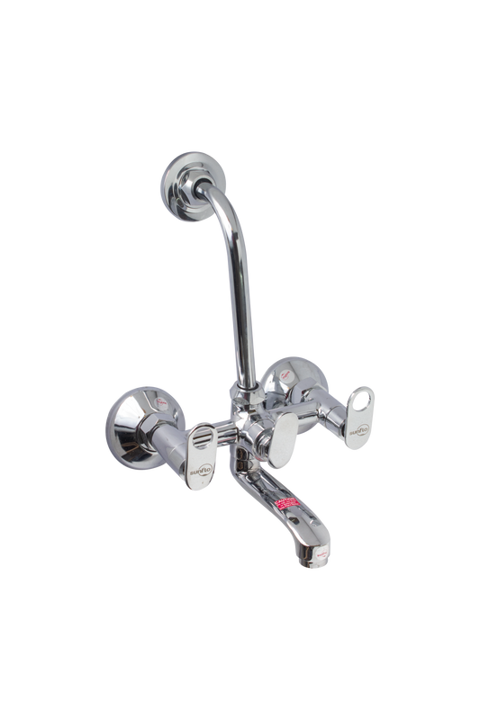 2 IN 1 WALL MIXER WITH BEND - SUNFLO
