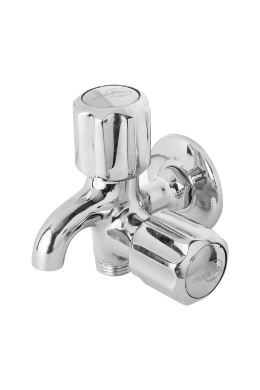 DELUXE 2 IN 1 BIB COCK TAP - SUNFLO